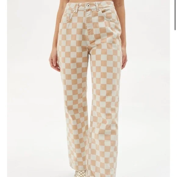 Urban Outfitters Exclusive The Ragged Priest Checkered Jeans - 24 - Picture 3 of 8